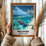 Maldives Travel Print