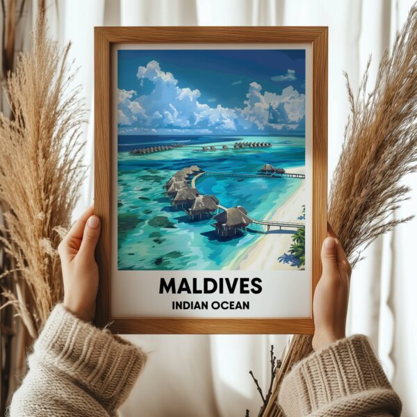 Maldives Travel Print