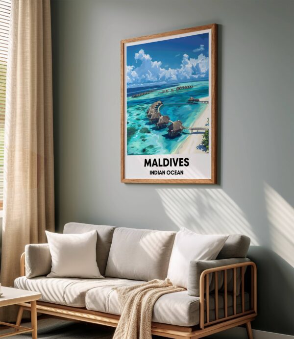 Maldives Travel Print