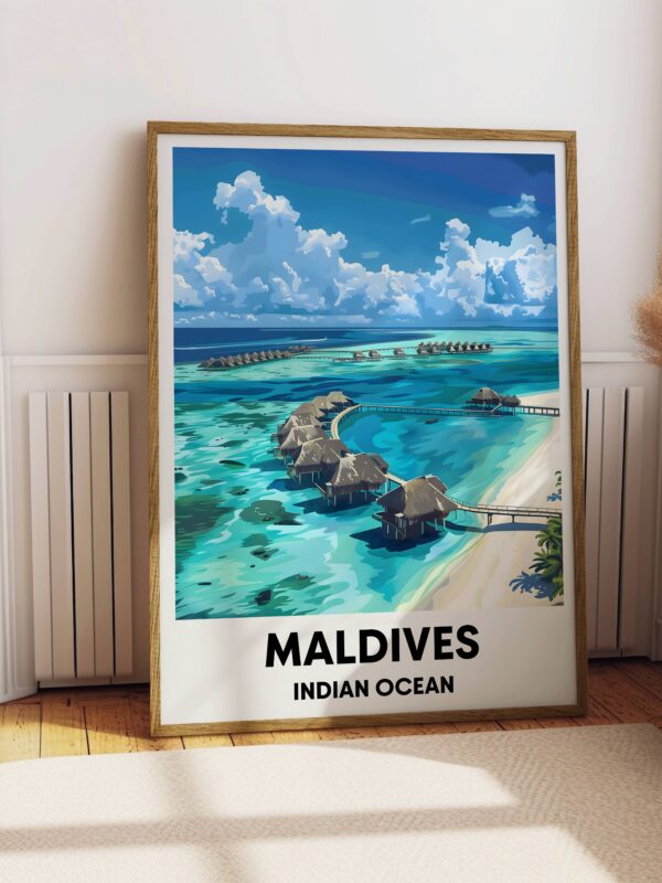 Maldives Travel Print