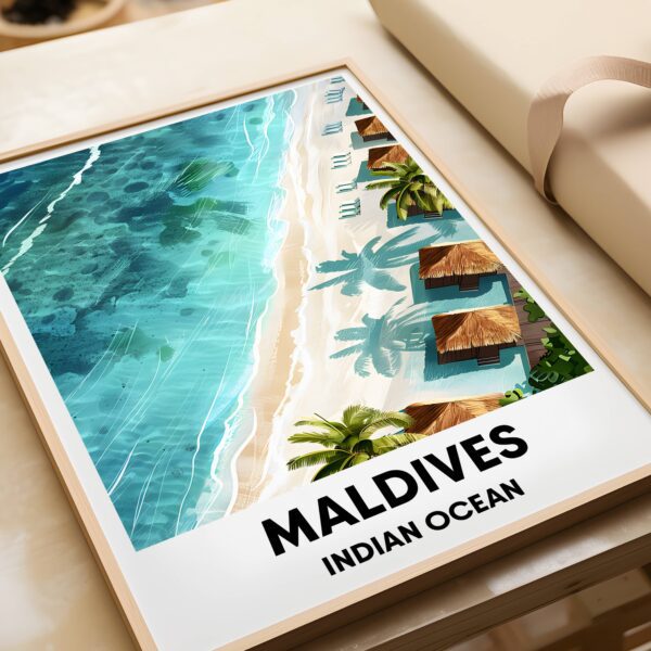 Maldives Travel Print