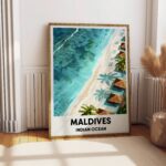 Maldives Travel Print