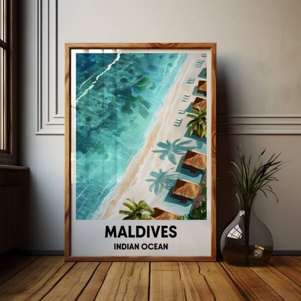 Maldives Travel Print