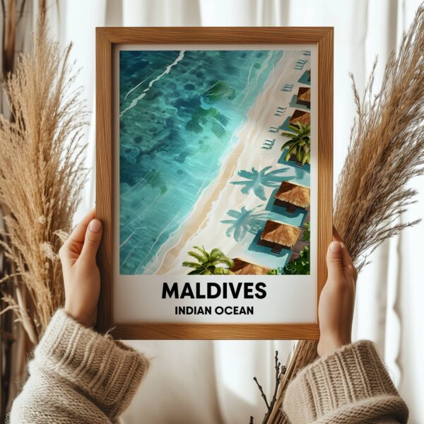 Maldives Travel Print