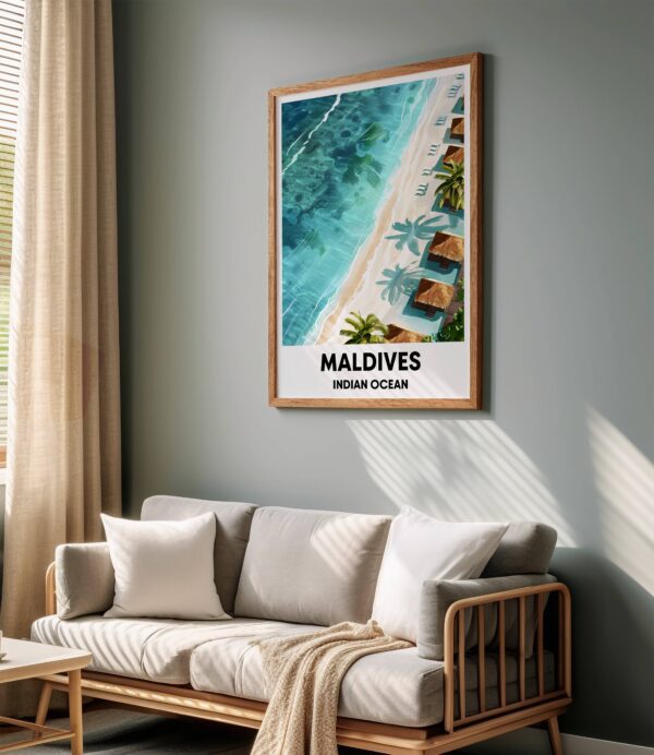 Maldives Travel Print