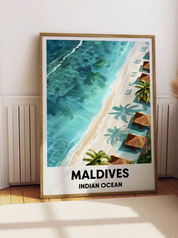 Maldives Travel Print