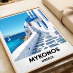 Mykonos Travel Print