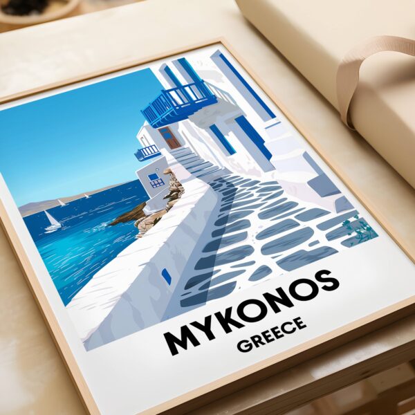 Mykonos Travel Print