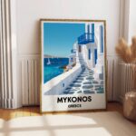 Mykonos Travel Print