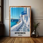 Mykonos Travel Print