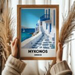 Mykonos Travel Print