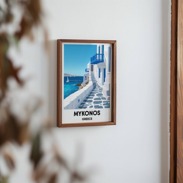 Mykonos Travel Print