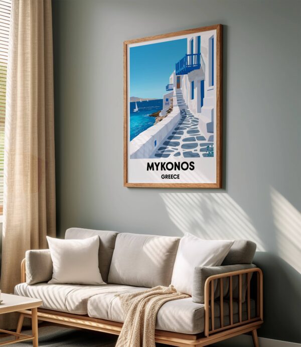 Mykonos Travel Print