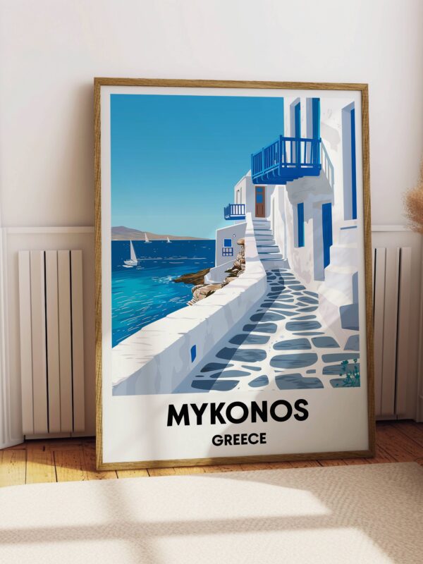 Mykonos Travel Print