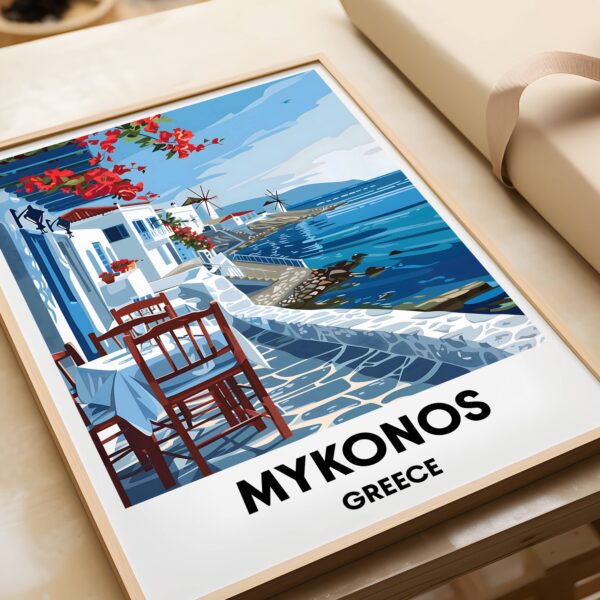 Mykonos Travel Print