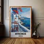 Mykonos Travel Print