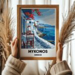 Mykonos Travel Print