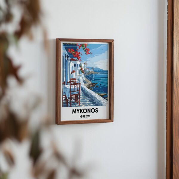 Mykonos Travel Print