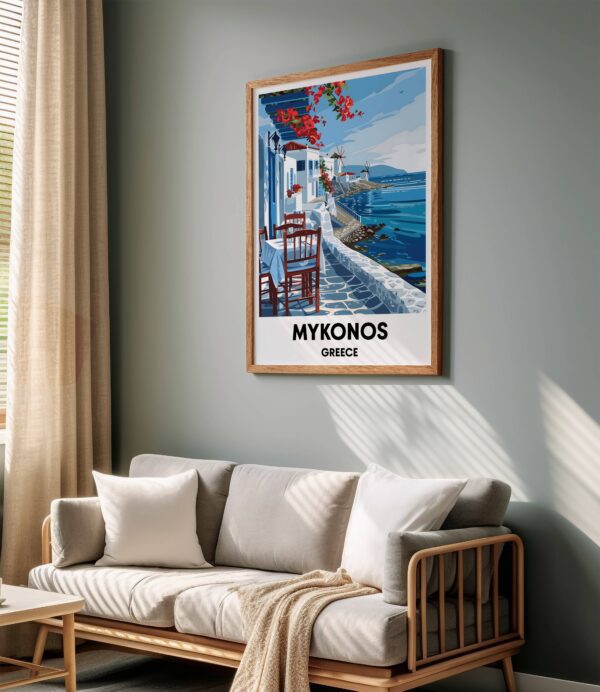 Mykonos Travel Print