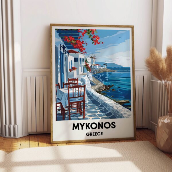 Mykonos Travel Print