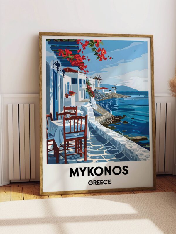 Mykonos Travel Print