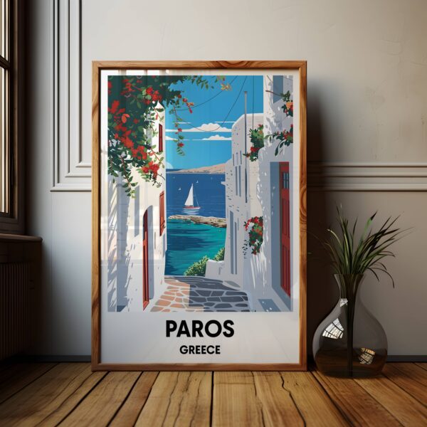 Paros Travel Print