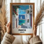 Paros Travel Print