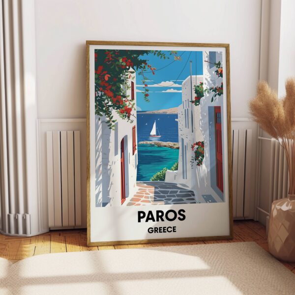 Paros Travel Print