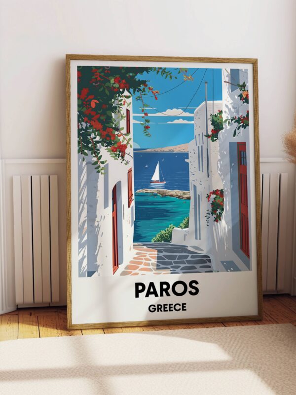 Paros Travel Print