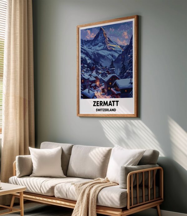 Zermatt Travel Print